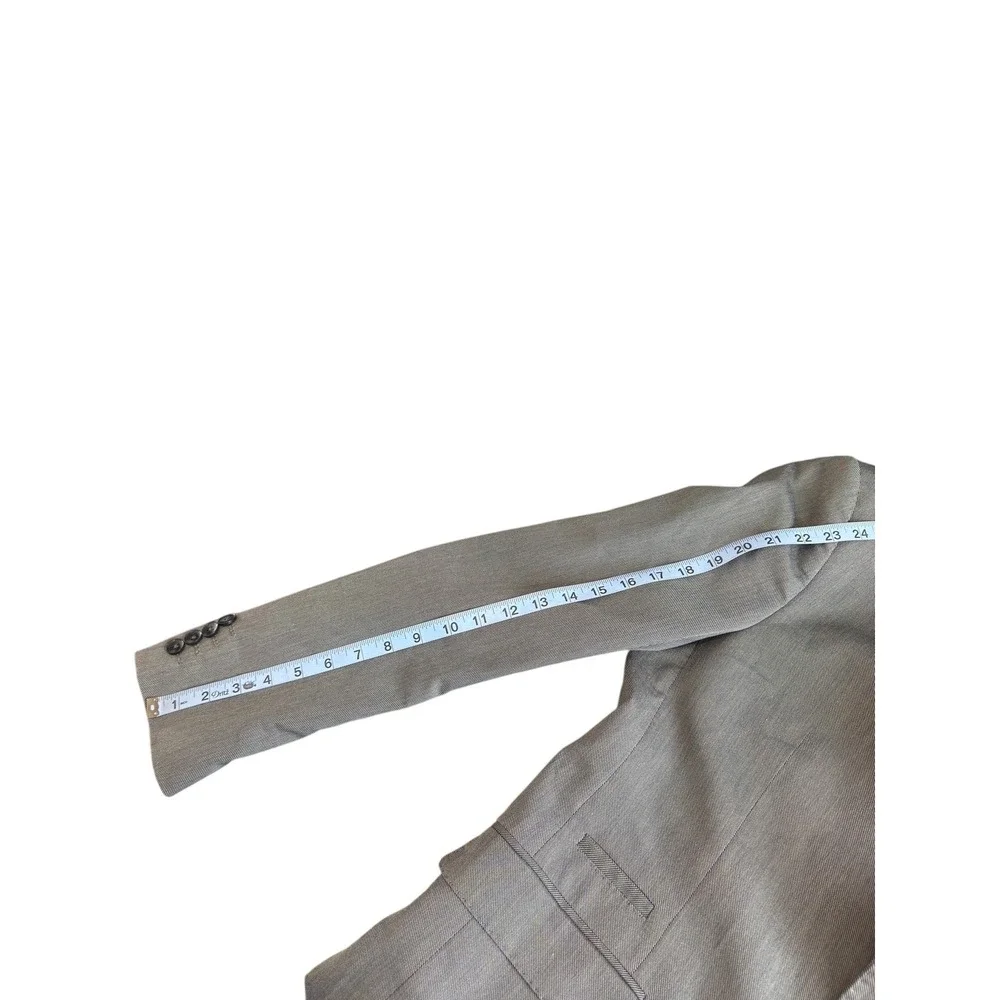 Zara Man Blazer Gray Sports Coat Single Breasted‎ Office Work Business Size 40
